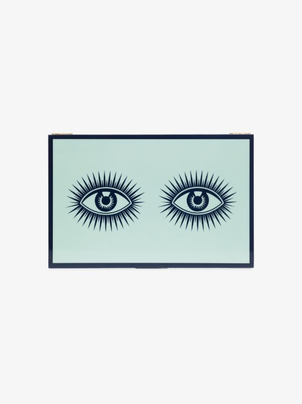 Browns Jonathan Adler Blue Le Wink Jewellery Box | Browns Trinket Boxes