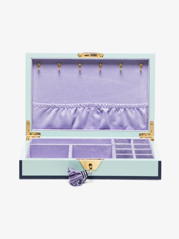 Browns Jonathan Adler Blue Le Wink Jewellery Box | Browns Trinket Boxes