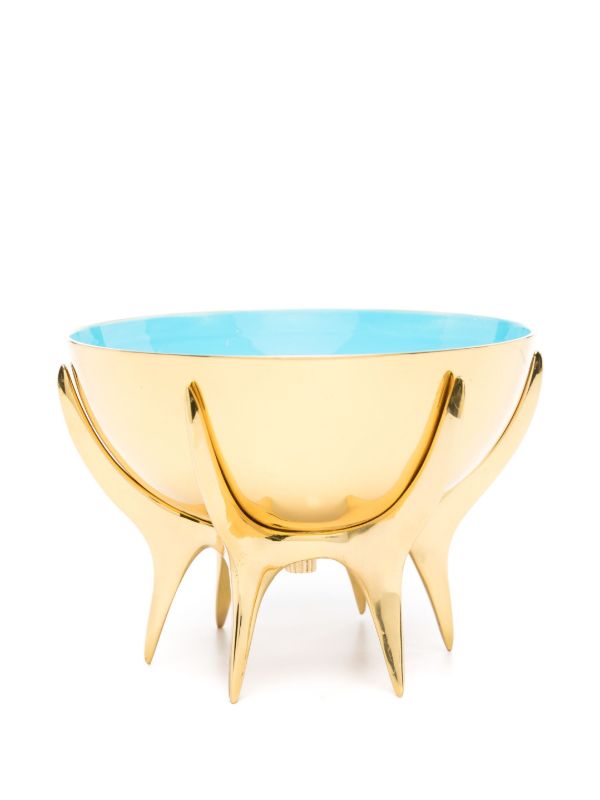 Browns Jonathan Adler Blue Oscar Medium Bowl | Browns Decorative Trays & Plates