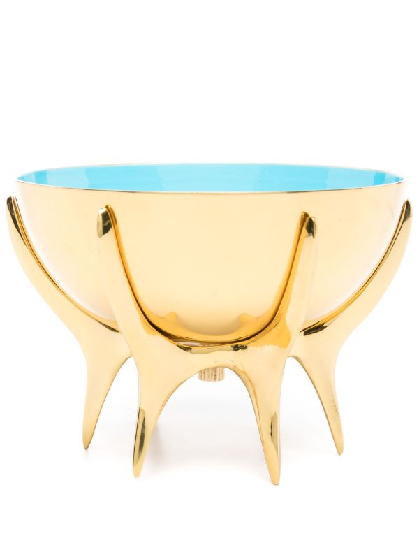 browns Jonathan Adler Blue Oscar Medium Bowl | Browns Decorative Trays & Plates