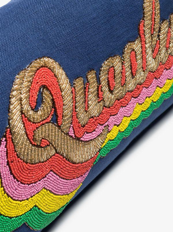 Browns Jonathan Adler Blue Quaaludes Beaded Rectangular Cushion | Browns Cushions
