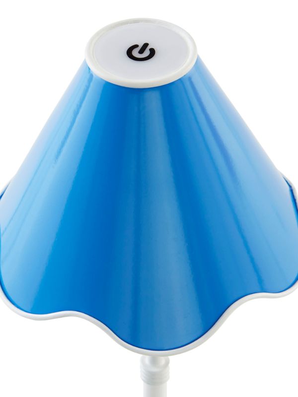 Browns Jonathan Adler Blue Ripple Rechargeable Lamp | Browns Lighting