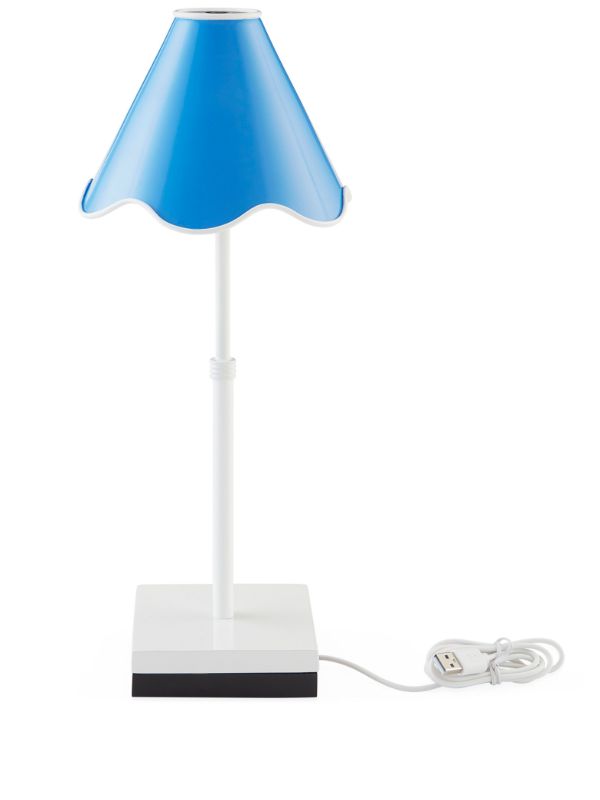 browns Jonathan Adler Blue Ripple Rechargeable Lamp | Browns Lighting
