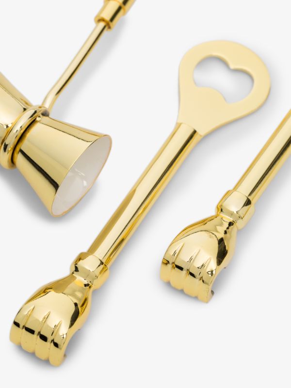 Browns Jonathan Adler Gold Barbell Barware Set | Browns Barware