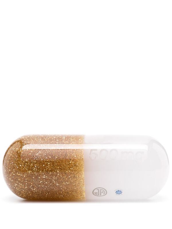 browns Jonathan Adler Gold-Tone Large Acrylic Pill | Browns Decorative Objects