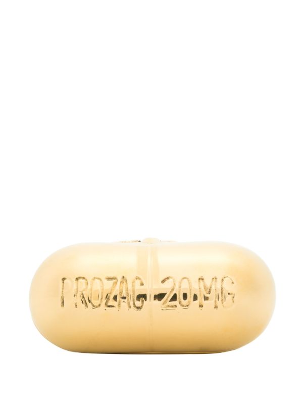 Browns Jonathan Adler Gold-tone Prozac Pill Box | Browns Trinket Boxes