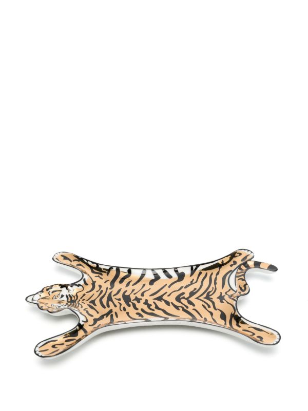 Browns Jonathan Adler Gold-tone Tiger Porcelain Dish | Browns Decorative Trays & Plates