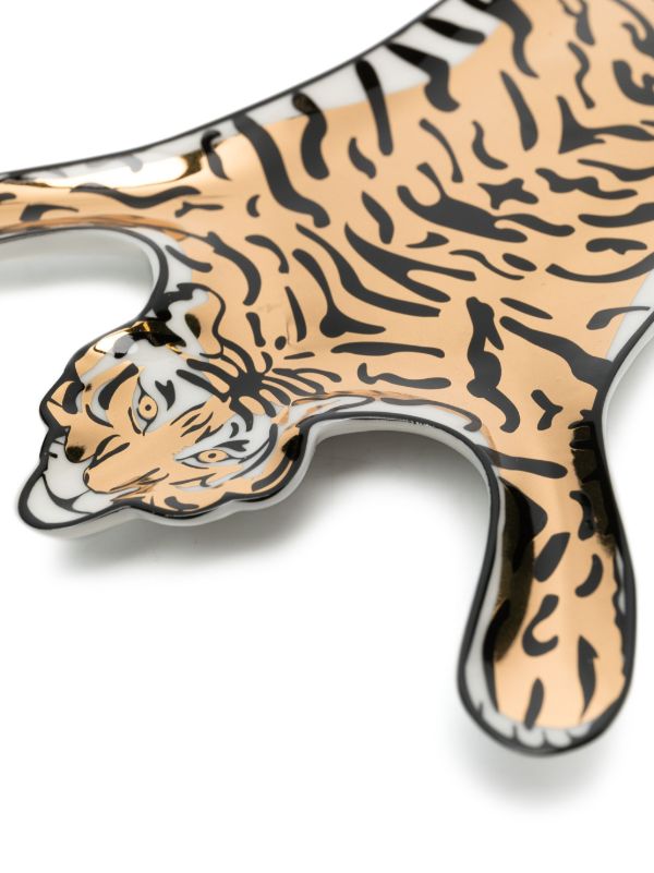 Browns Jonathan Adler Gold-tone Tiger Porcelain Dish | Browns Decorative Trays & Plates