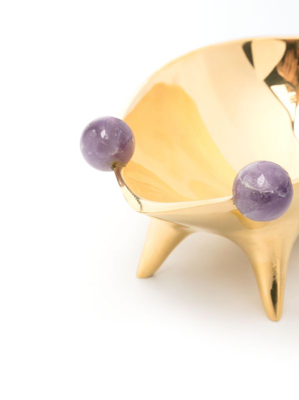 Browns Jonathan Adler Gold-Toned Frog Motif Decorative Plate | Browns Decorative Trays & Plates
