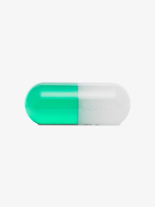 browns Jonathan Adler Green and White Large Pill Ornament | Browns Decorative Objects