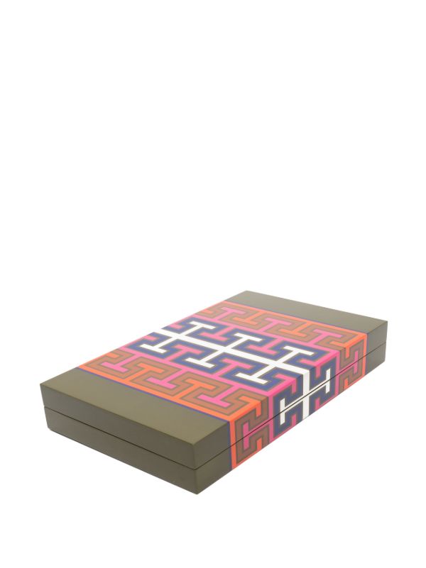 Browns Jonathan Adler Green Madrid Backgammon Set | Browns Table Games