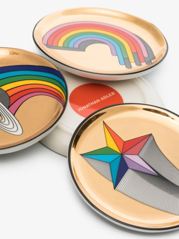 Browns Jonathan Adler Multicoloured Pop Coaster Set | Browns Kitchen Accessories