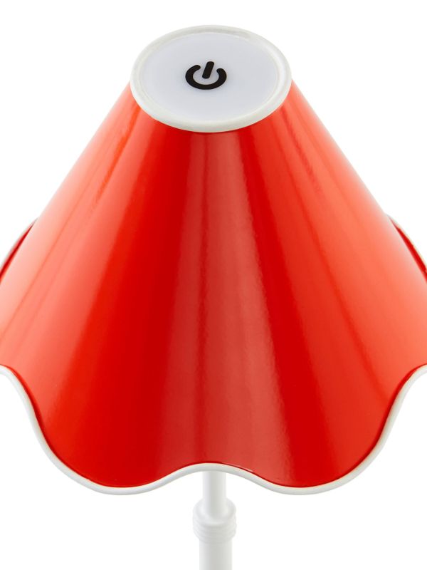 Browns Jonathan Adler Orange Ripple Rechargeable LED Table Lamp | Browns Lighting