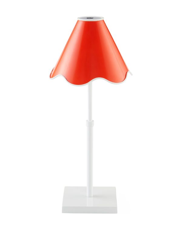 Browns Jonathan Adler Orange Ripple Rechargeable LED Table Lamp | Browns Lighting