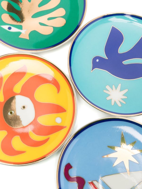 Browns Jonathan Adler Playa Coasters (10cm) | Browns Barware