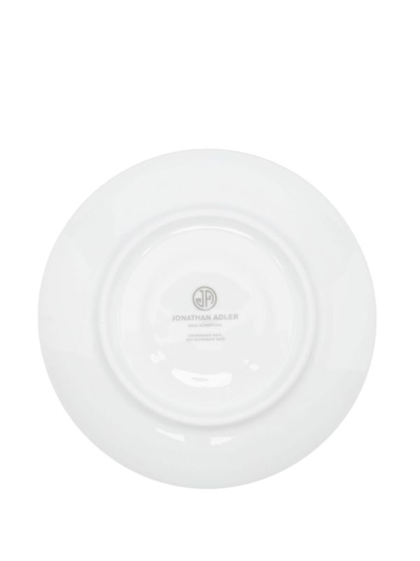 Browns Jonathan Adler White 1948 Saucer | Browns Plates & Bowls