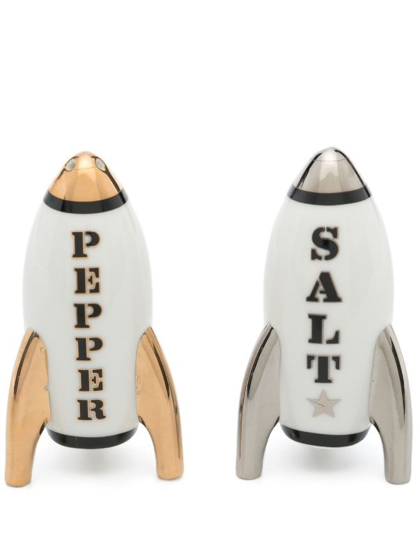 browns Jonathan Adler white Apollo porcelain salt and pepper shakers | Browns Kitchen Accessories