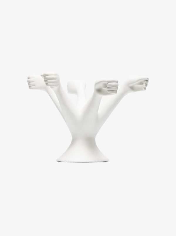 Browns Jonathan Adler White Eve Candelabra | Browns Candle Holders