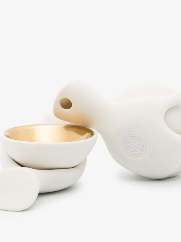 Browns Jonathan Adler White Eve Salt And Pepper Cellars | Browns Kitchen Accessories