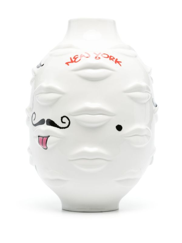 Browns Jonathan Adler White Gala Graffiti Porcelain Vase | Browns Vases