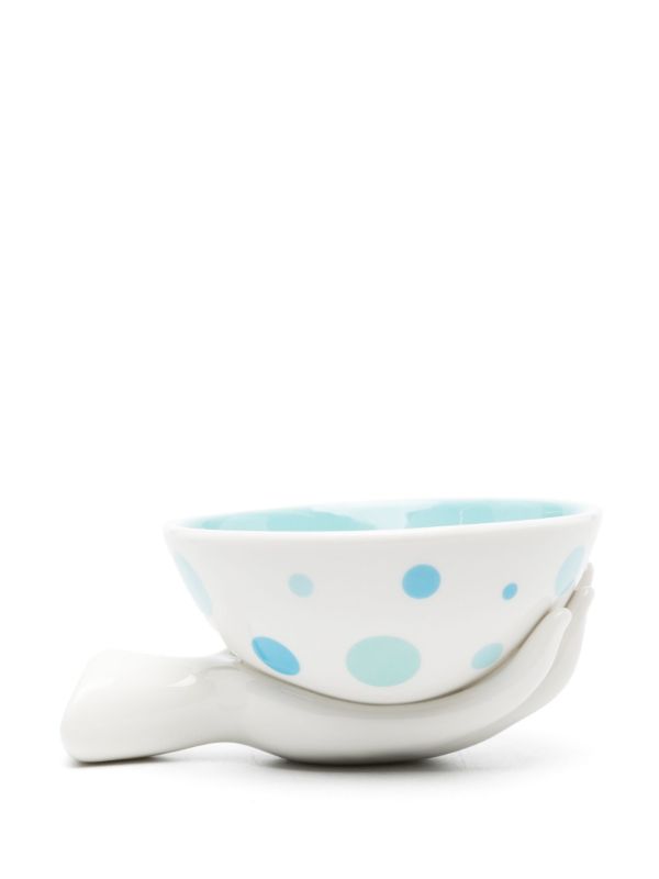 Browns Jonathan Adler White L'Pop Eve Porcelain Accent Bowl | Browns Plates & Bowls
