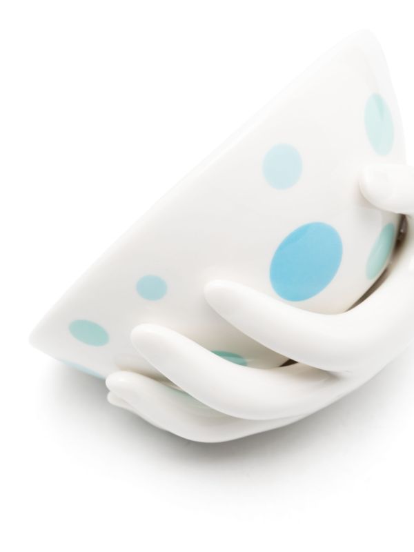 Browns Jonathan Adler White L'Pop Eve Porcelain Accent Bowl | Browns Plates & Bowls