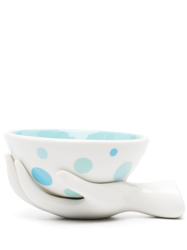 browns Jonathan Adler White L'Pop Eve Porcelain Accent Bowl | Browns Plates & Bowls