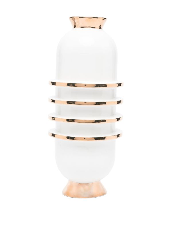 Browns Jonathan Adler White Orbit Capsule Vase | Browns Vases