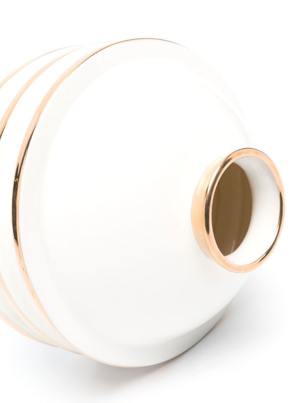 Browns Jonathan Adler White Orbit Round Vase | Browns Vases