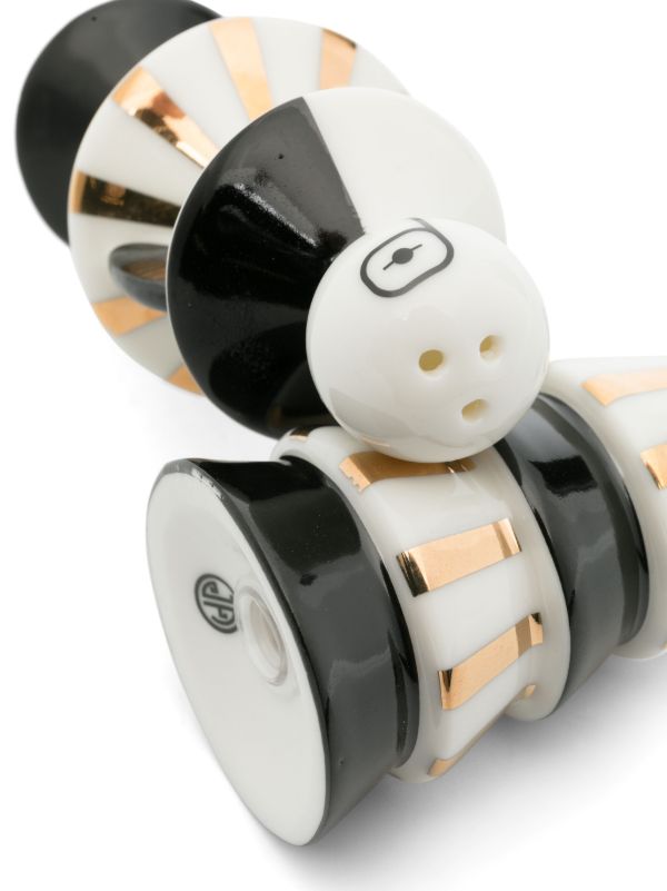 Browns Jonathan Adler White Vienna Porcelain Salt And Pepper Shakers | Browns Kitchen Accessories