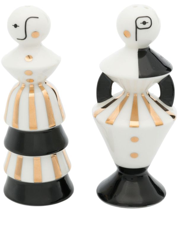 browns Jonathan Adler white Vienna porcelain salt and pepper shakers | Browns Kitchen Accessories