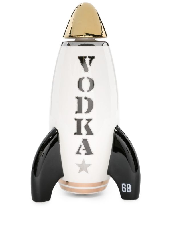 browns Jonathan Adler White Vodka Rocket Porcelain Decanter | Browns Barware