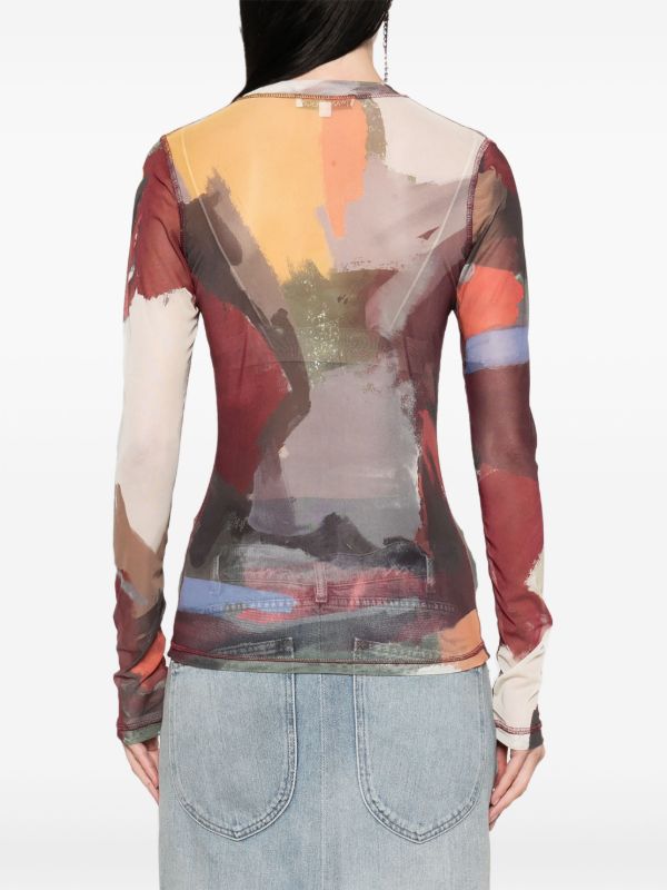 Browns JW Anderson Abstract-print T-shirt | Browns T-Shirts & Jersey Shirts