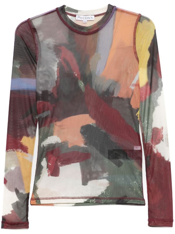 browns JW Anderson abstract-print T-shirt | Browns T-Shirts & Jersey Shirts
