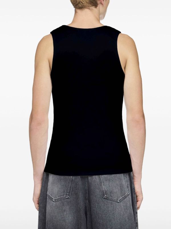 Browns JW Anderson Anchor-Embroidered Tank Top | Browns Vests & Tank Tops