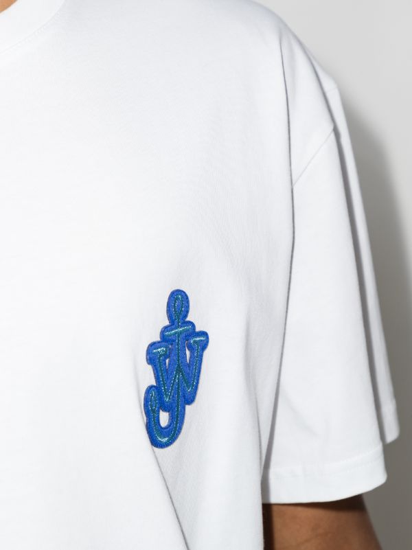 Browns JW Anderson Anchor Patch Cotton T-shirt | Browns T-Shirts