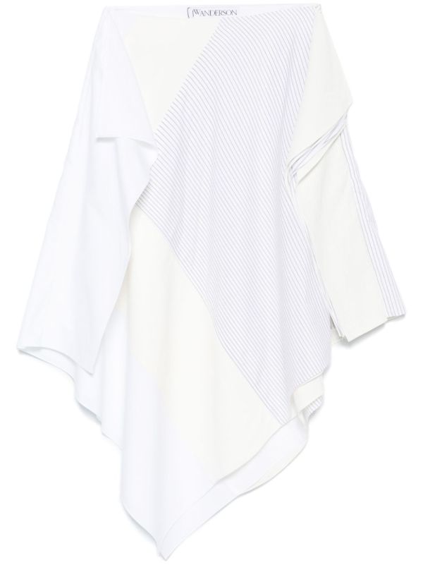 browns JW Anderson Asymmetric Midi Skirt | Browns Asymmetric & Draped Skirts