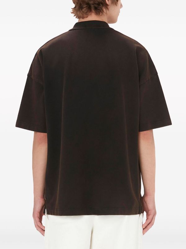 Browns JW Anderson Brown Logo-Embroidered Polo Shirt | Browns Polo Shirts