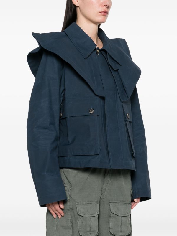 Browns JW Anderson Cropped Trench Jacket | Browns Oversized Jackets