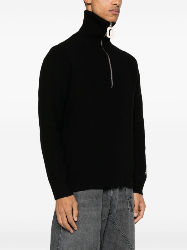 Browns JW Anderson Half-zip Jumper | Browns Knitted Sweaters