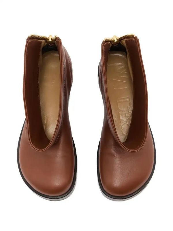 Browns JW Anderson Leather Ankle Boots | Browns Boots