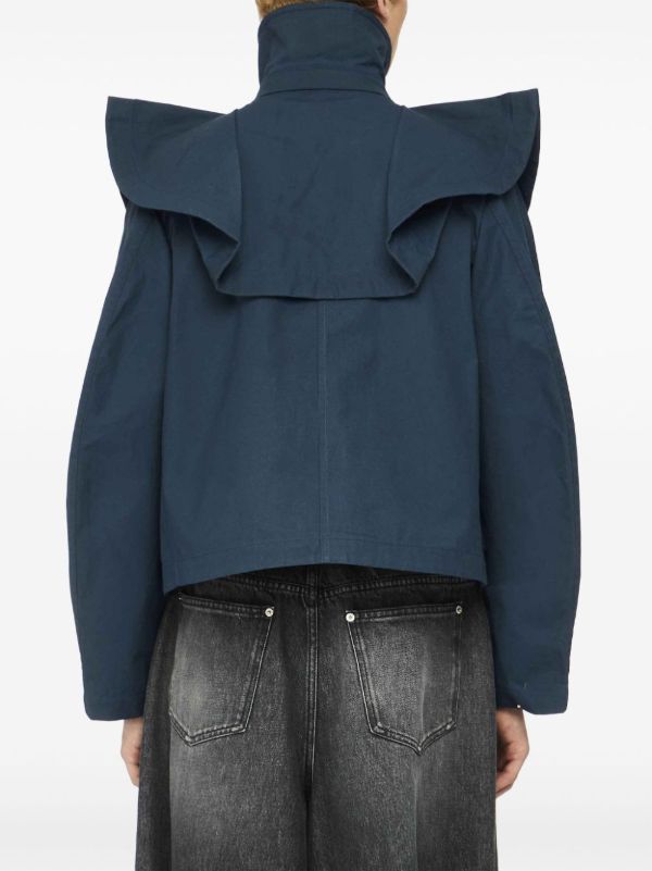 Browns JW Anderson Oversized-Collar Jacket | Browns Varsity Jackets