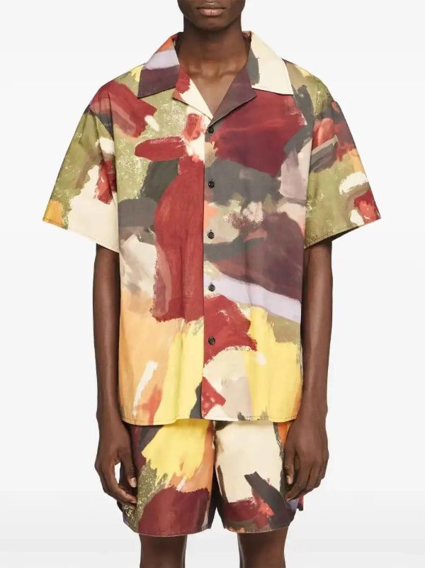 Browns JW Anderson Printed Short-Sleeve Shirt | Browns Shirts
