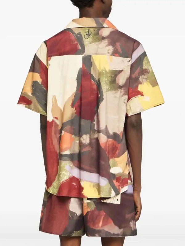 Browns JW Anderson Printed Short-Sleeve Shirt | Browns Shirts