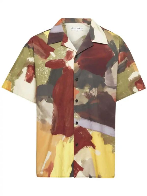 browns JW Anderson Printed Short-Sleeve Shirt | Browns Shirts