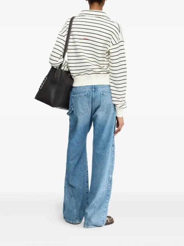 Browns JW Anderson Striped Polo Sweater | Browns Polo Tops