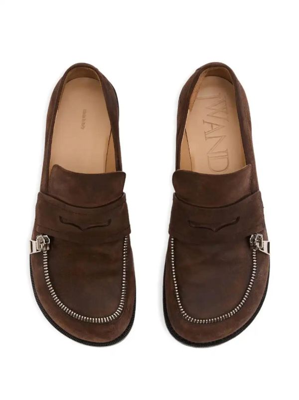 Browns JW Anderson Suede Biker Loafers | Browns Loafers