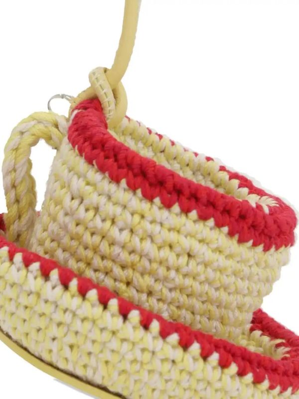 Browns JW Anderson Tea Cup Bag Charm | Browns Keyrings & Chains