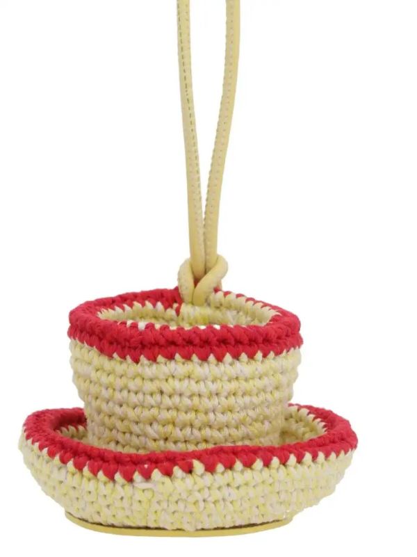 Browns JW Anderson Tea Cup Bag Charm | Browns Keyrings & Chains
