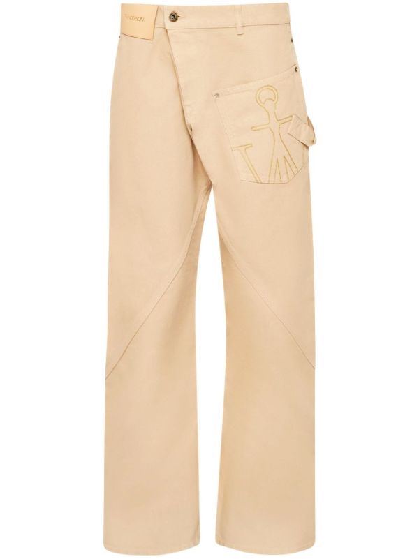 browns JW Anderson Twisted jeans | Browns Regular-Fit & Straight Leg Pants